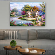 Quadro Decorativo em Vidro Temperado Multicolor 70x100cm - Arte Moderna para Parede