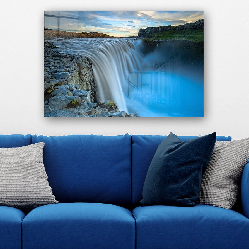 Quadro Decorativo em Vidro Temperado Multicolor 70x100cm - Arte Moderna para Parede