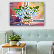 Quadro Decorativo em Vidro Temperado Multicolor 50x70cm - Arte Moderna para Parede