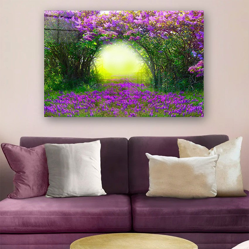 Quadro Decorativo em Vidro Temperado Multicolor 50x70cm - Arte Moderna para Parede