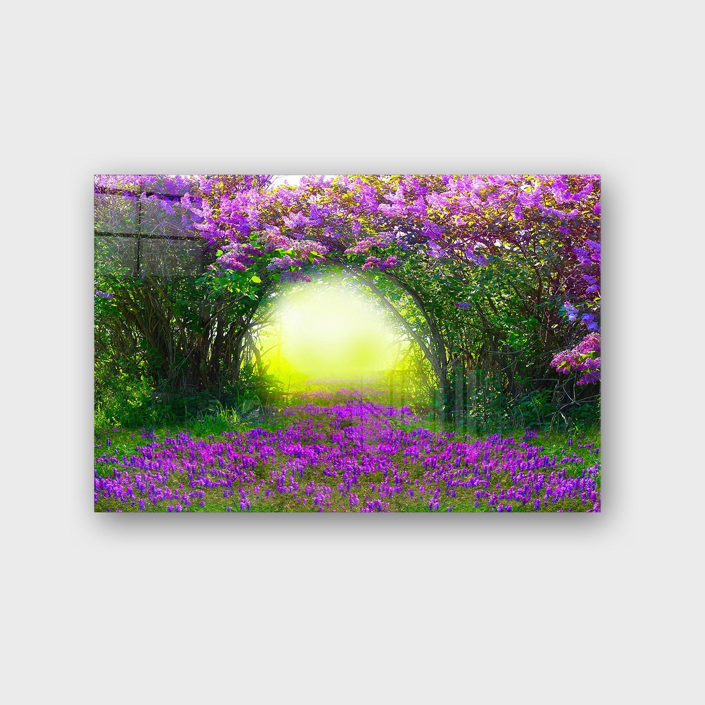 Quadro Decorativo em Vidro Temperado Multicolor 50x70cm - Arte Moderna para Parede