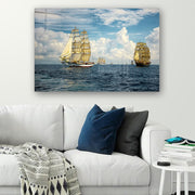 Quadro Decorativo em Vidro Temperado Multicolor 50x70cm - Arte Moderna para Parede