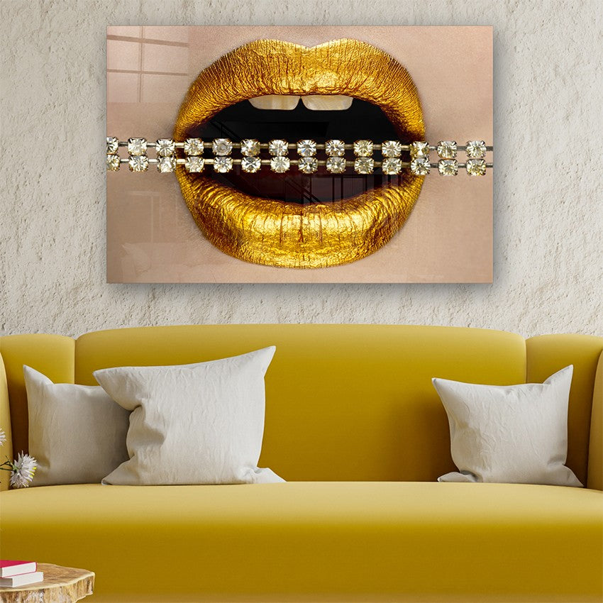 Quadro Decorativo em Vidro Temperado Multicolor 40x60cm - Arte Moderna para Parede