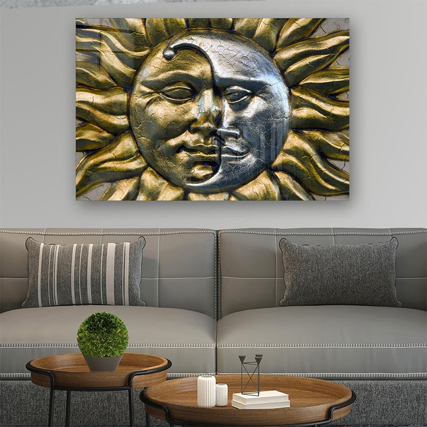 Quadro Decorativo em Vidro Temperado Multicolor 40x60cm - Arte Moderna para Parede