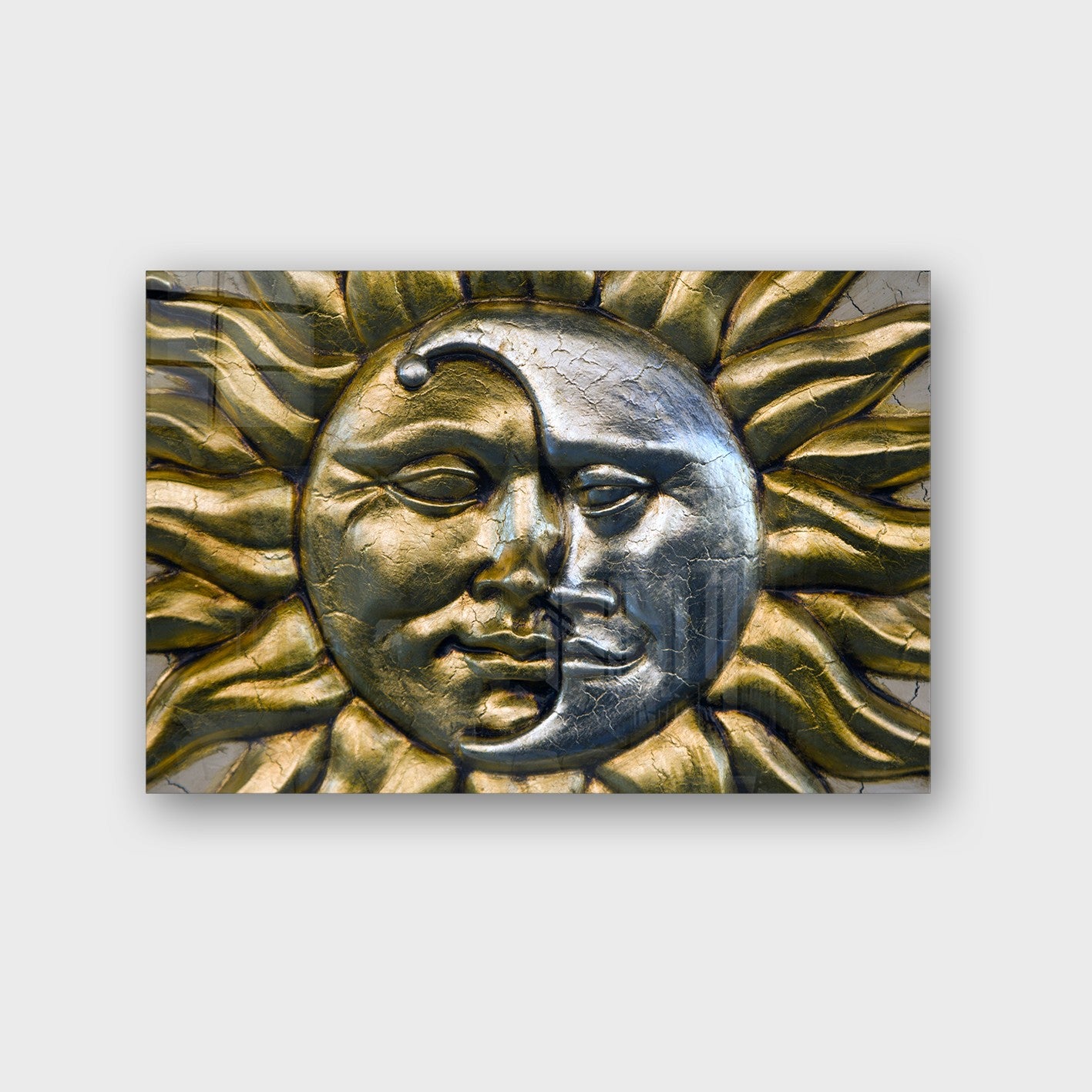 Quadro Decorativo em Vidro Temperado Multicolor 40x60cm - Arte Moderna para Parede