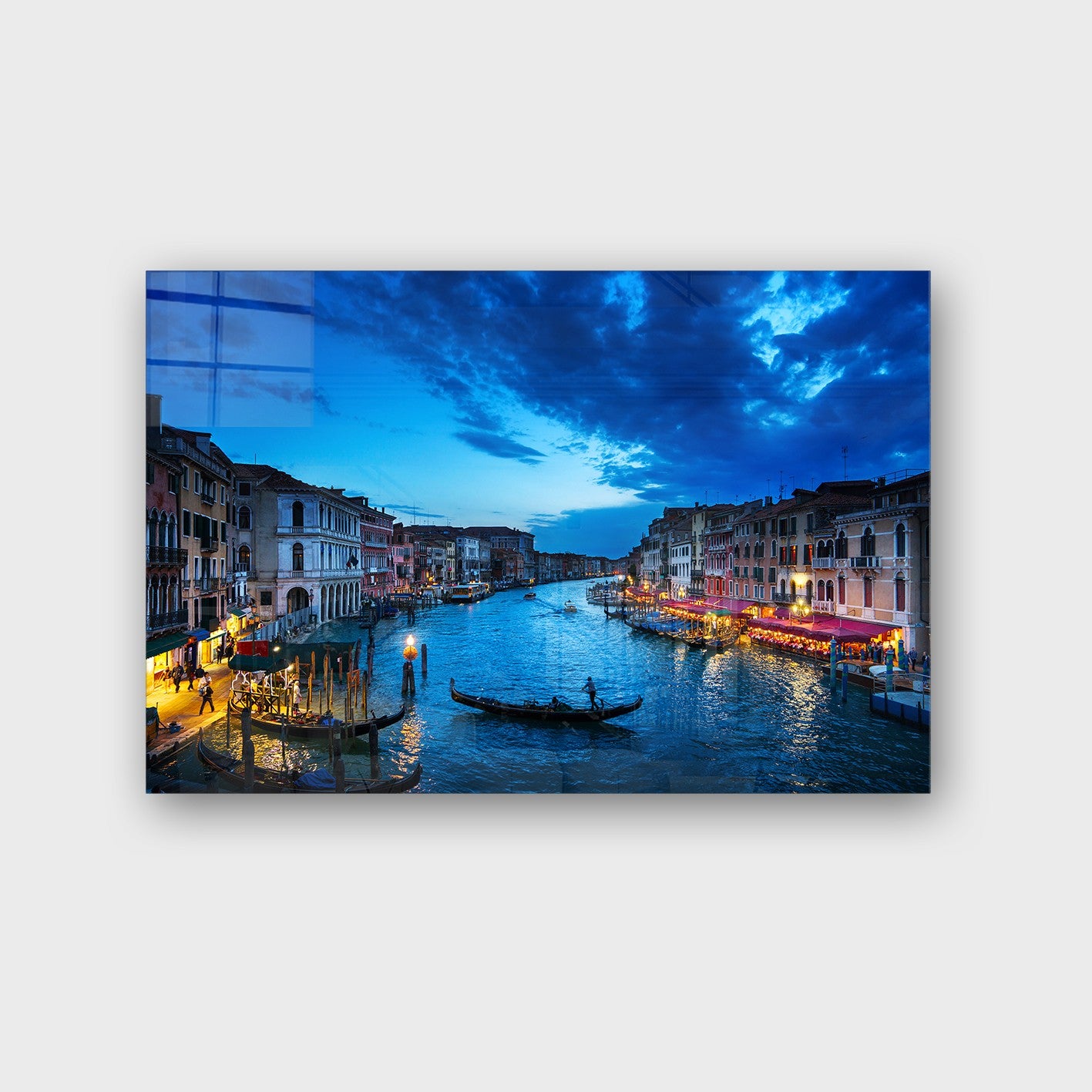 Quadro Decorativo em Vidro Temperado Multicolor 70x100cm - Arte Moderna para Parede