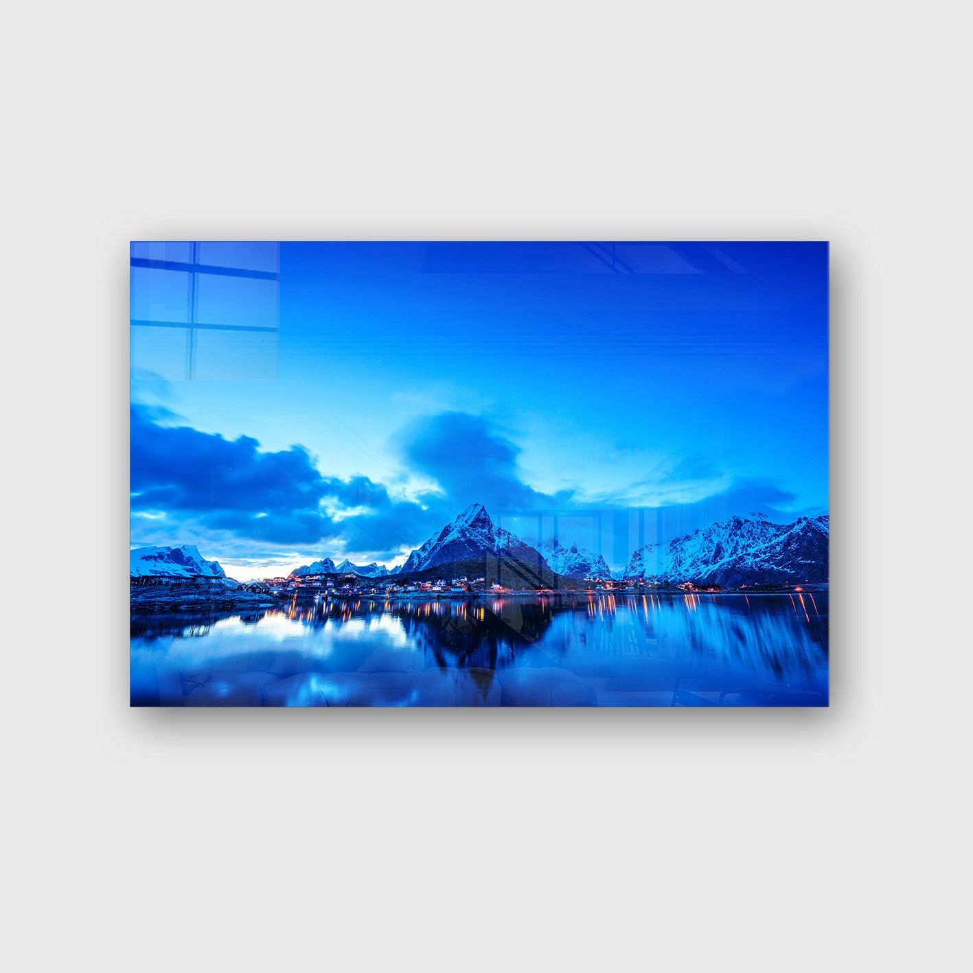 Quadro Decorativo em Vidro Temperado Multicolor 50x70cm - Arte Moderna para Parede