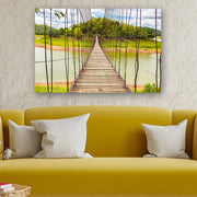 Quadro Decorativo em Vidro Temperado Multicolor 70x100cm - Arte Moderna para Parede