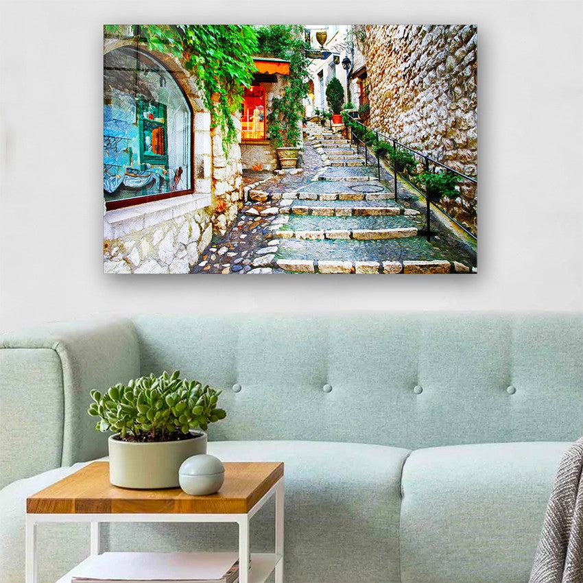 Quadro Decorativo em Vidro Temperado Multicolor 40x60cm - Arte Moderna para Parede