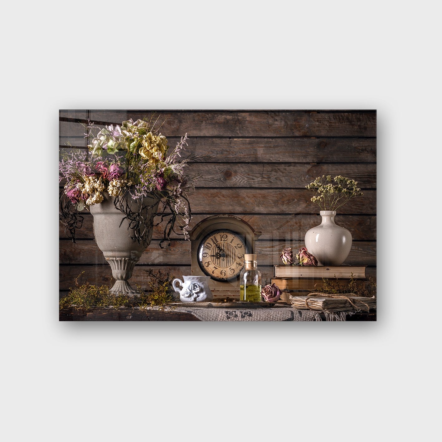 Quadro Decorativo em Vidro Temperado Multicolor 50x70cm - Arte Moderna para Parede