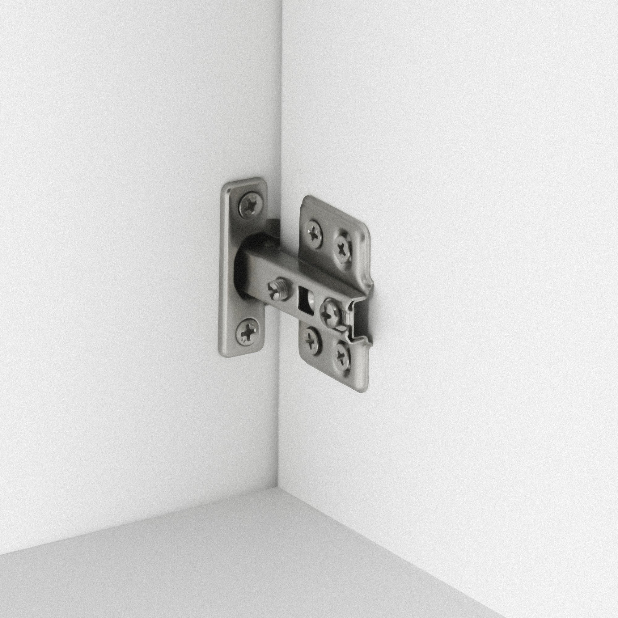 Armário para Casa de Banho Moderno – 60x30x65 cm – Branco e Dourado – MDF e Aço