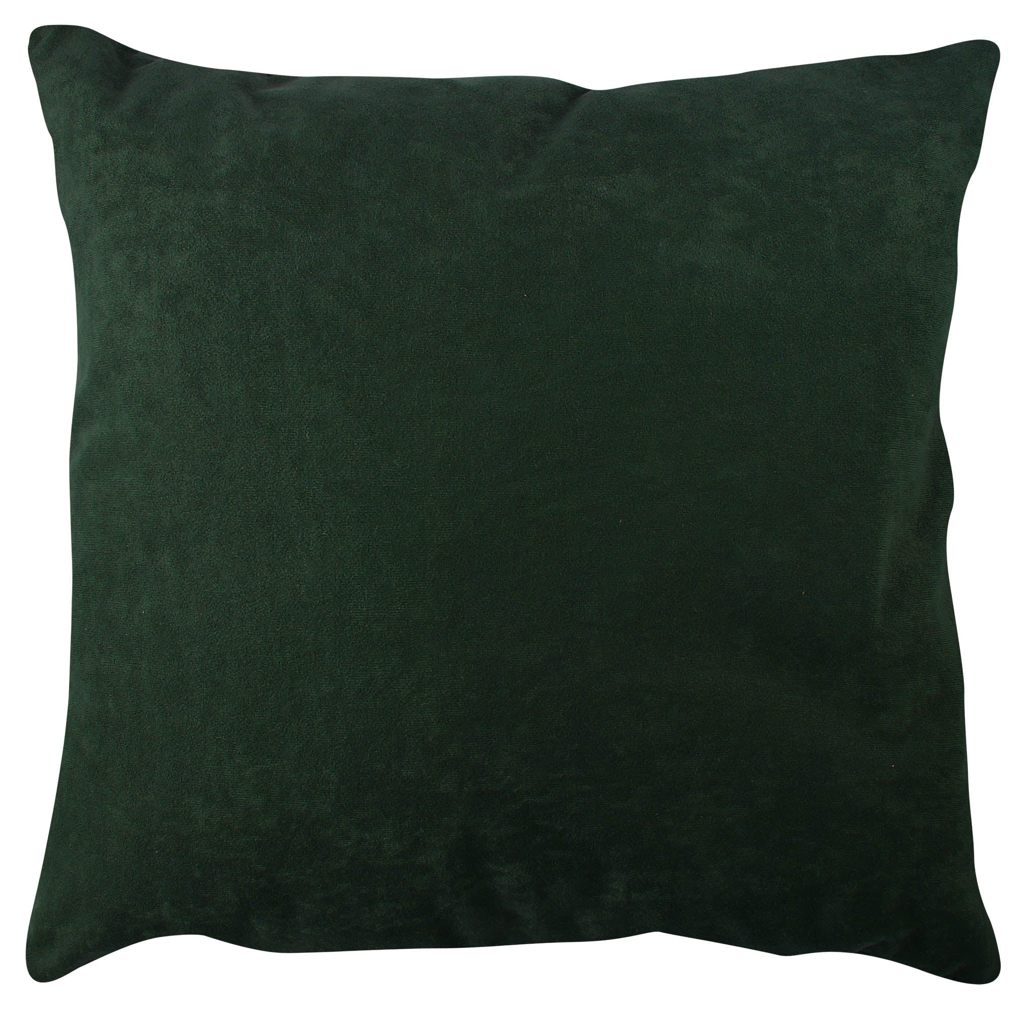 Almofada – 43 x 43 cm – Verde escuro – Poliéster