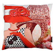Almofada – 43 x 43 cm – Multicolorido – 50% Algodão, 50% Poliéster