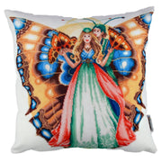 Almofada – 43 x 43 cm – Multicolorido – 50% Algodão / 50% Poliéster