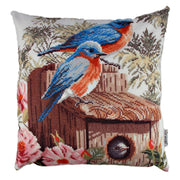 Almofada – 43 x 43 cm – Multicolorido – 50% Algodão, 50% Poliéster