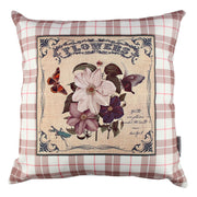 Almofada – 43 x 43 cm – Multicolorido – 50% Algodão / 50% Poliester