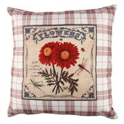 Almofada – 43 x 43 cm – Multicolorido – Algodão e Poliéster