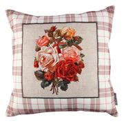 Almofada – 43 x 43 cm – Multicolorido – Algodão e Poliéster