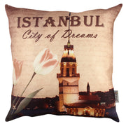 Almofada – 43 x 43 cm – Multicolorido – Algodão/Poliéster