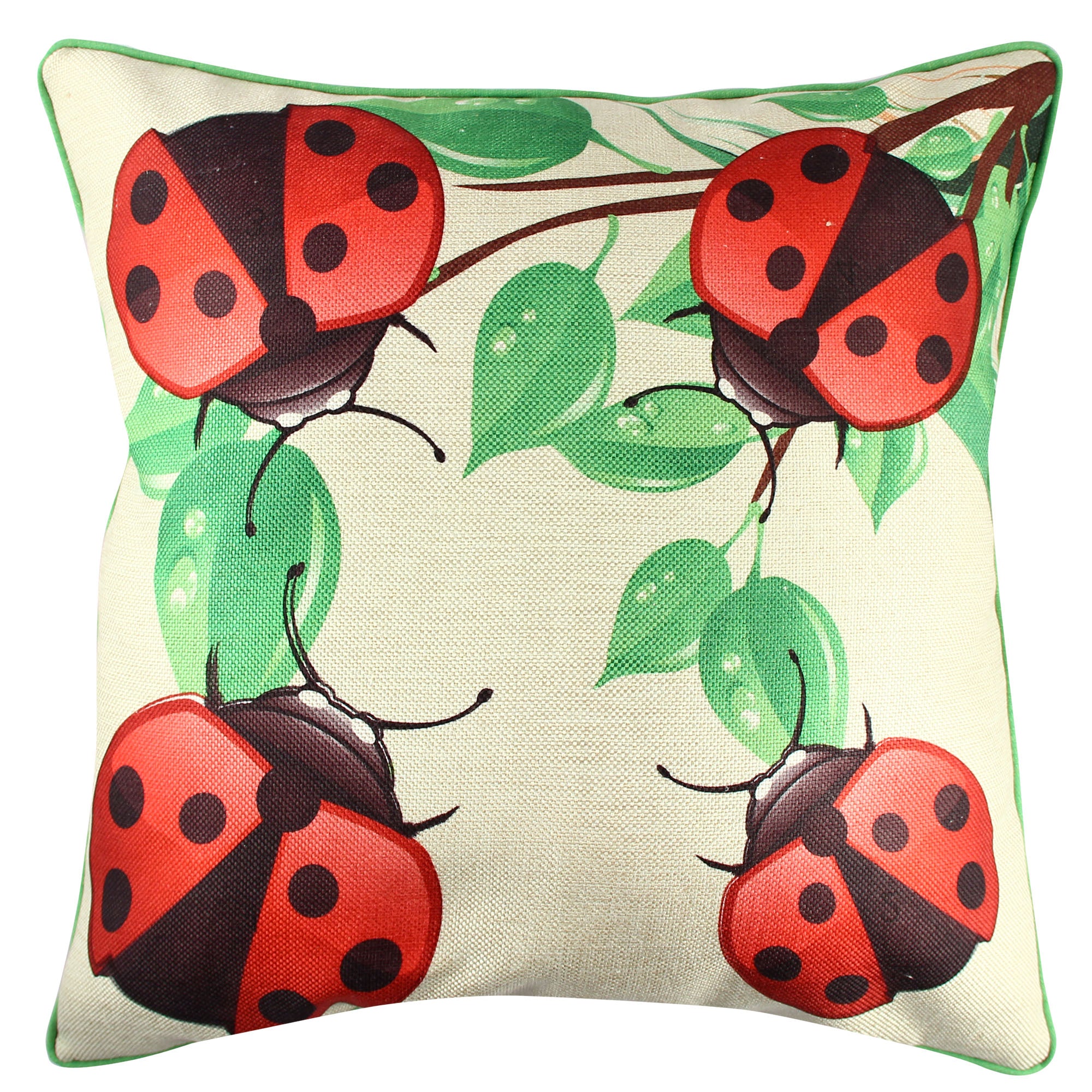 Almofada – 43 x 43 cm – Multicolorido – Algodão e Poliéster