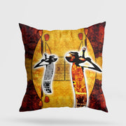 Almofada – 43 x 43 cm – Multicolorido – Algodão e Poliéster