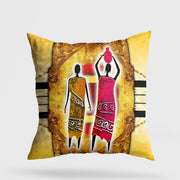 Almofada – 43 x 43 cm – Multicolorido – Algodão e Poliéster