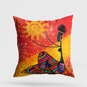 Almofada – 43 x 43 cm – Multicolorido – Algodão e Poliéster