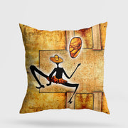 Almofada – 43 x 43 cm – Multicolorido – Algodão e poliéster