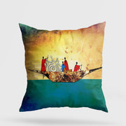 Almofada – 43 x 43 cm – Multicolorido – Algodão e Poliéster