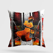 Almofada – 43 x 43 cm – Multicolorido – 50% Algodão, 50% Poliéster