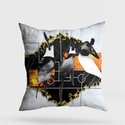 Almofada – 43 x 43 cm – Multicolorido – Algodão e Poliéster