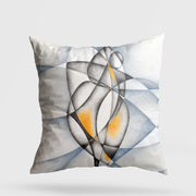 Almofada – 43 x 43 cm – Multicolorido – Algodão/Poliéster