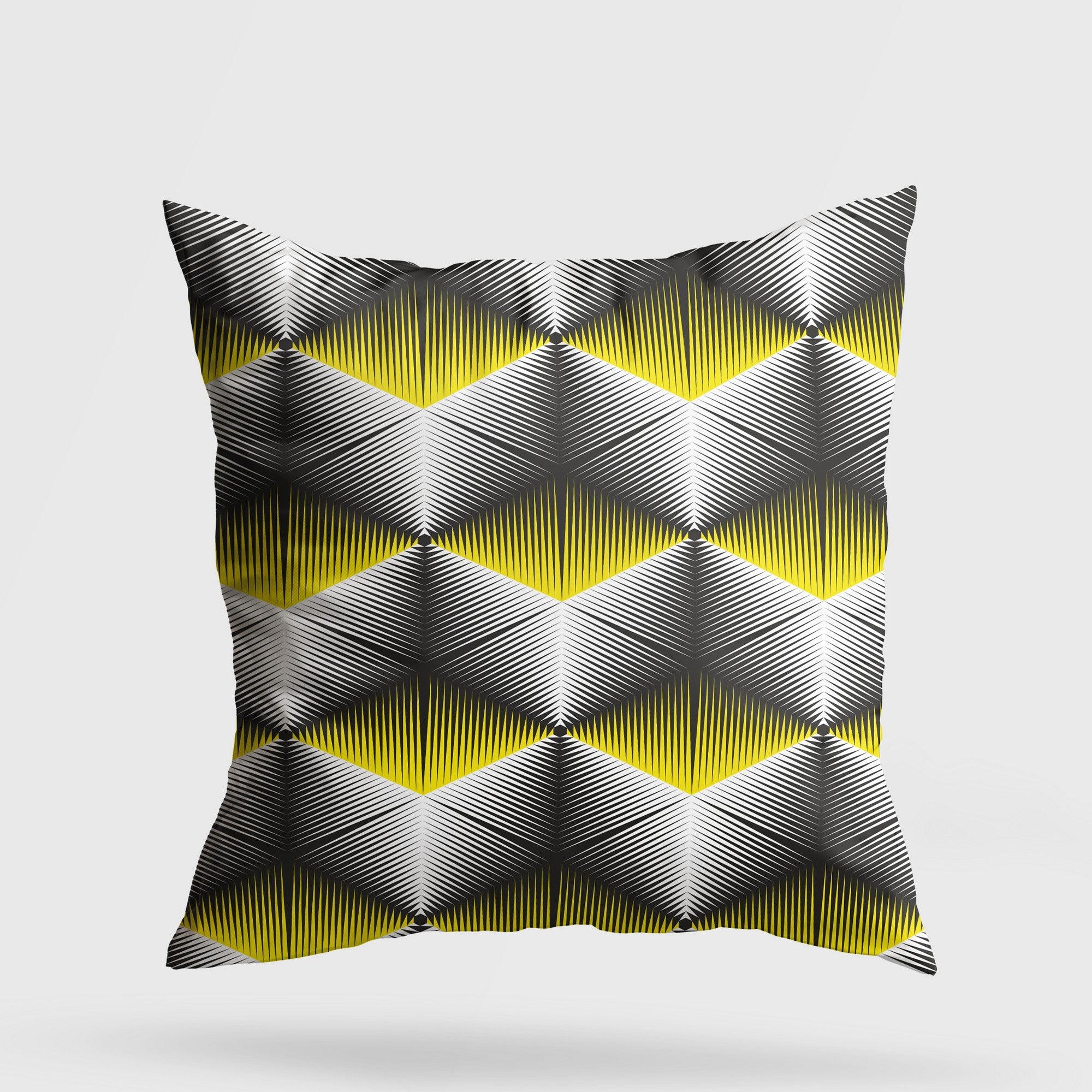 Almofada – 43 x 43 cm – Multicolorido – Algodão/Poliéster