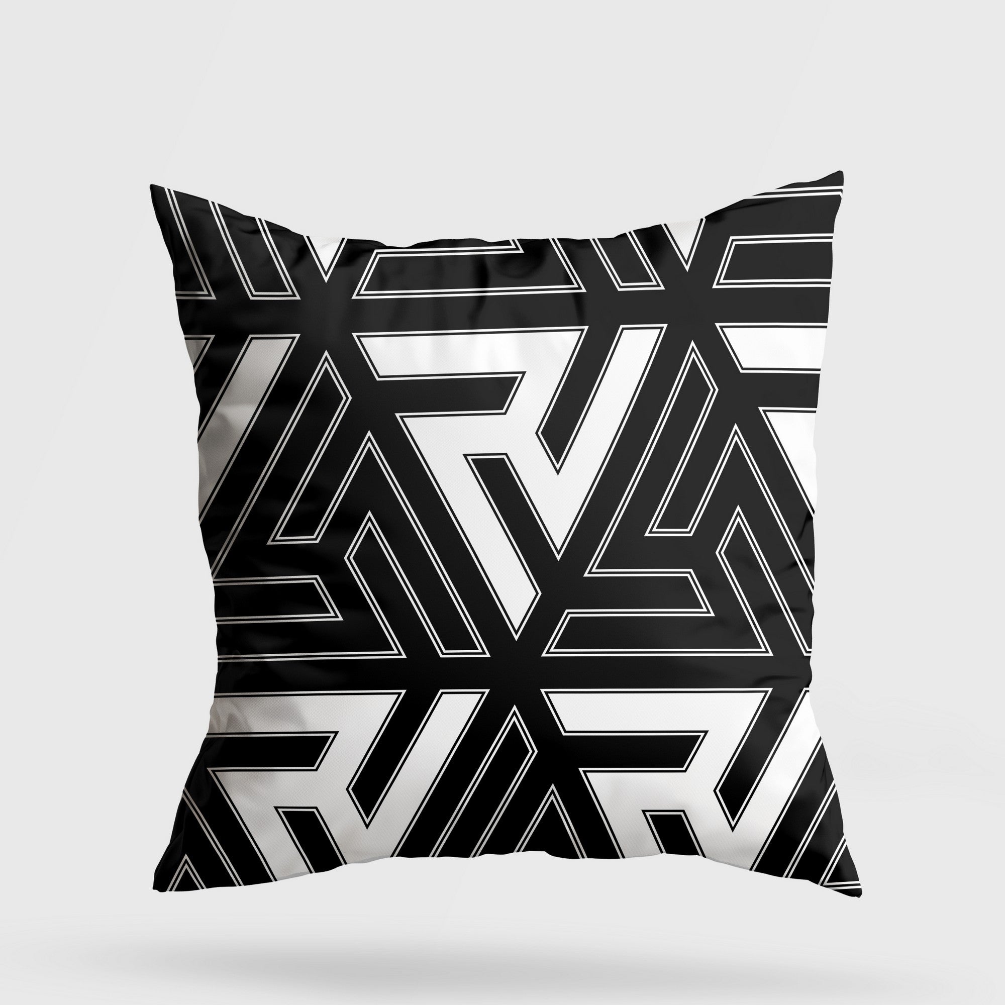 Almofada – 43 x 43 cm – Multicolorido – Algodão e Poliéster