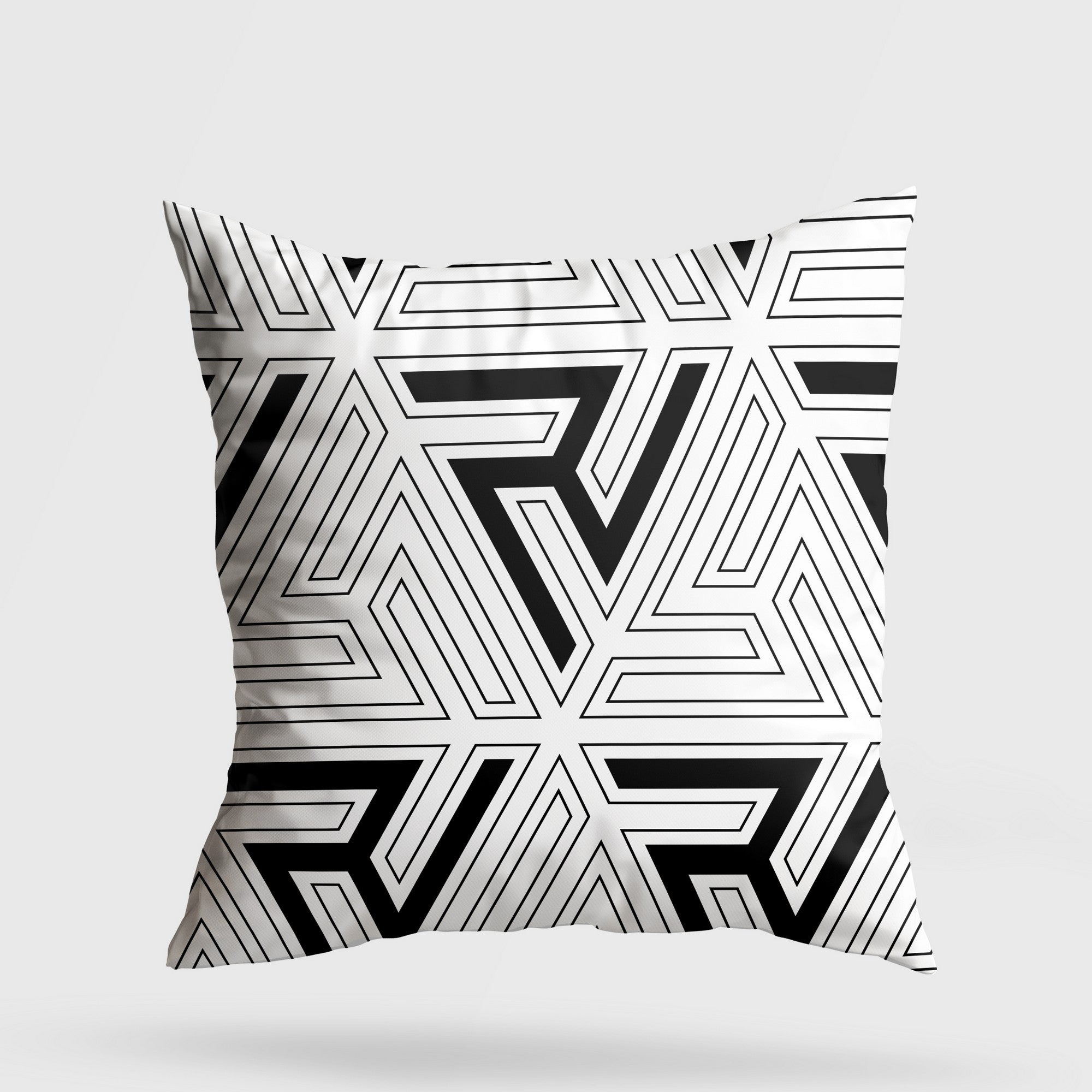 Almofada – 43 x 43 cm – Multicolorido – Algodão e Poliéster