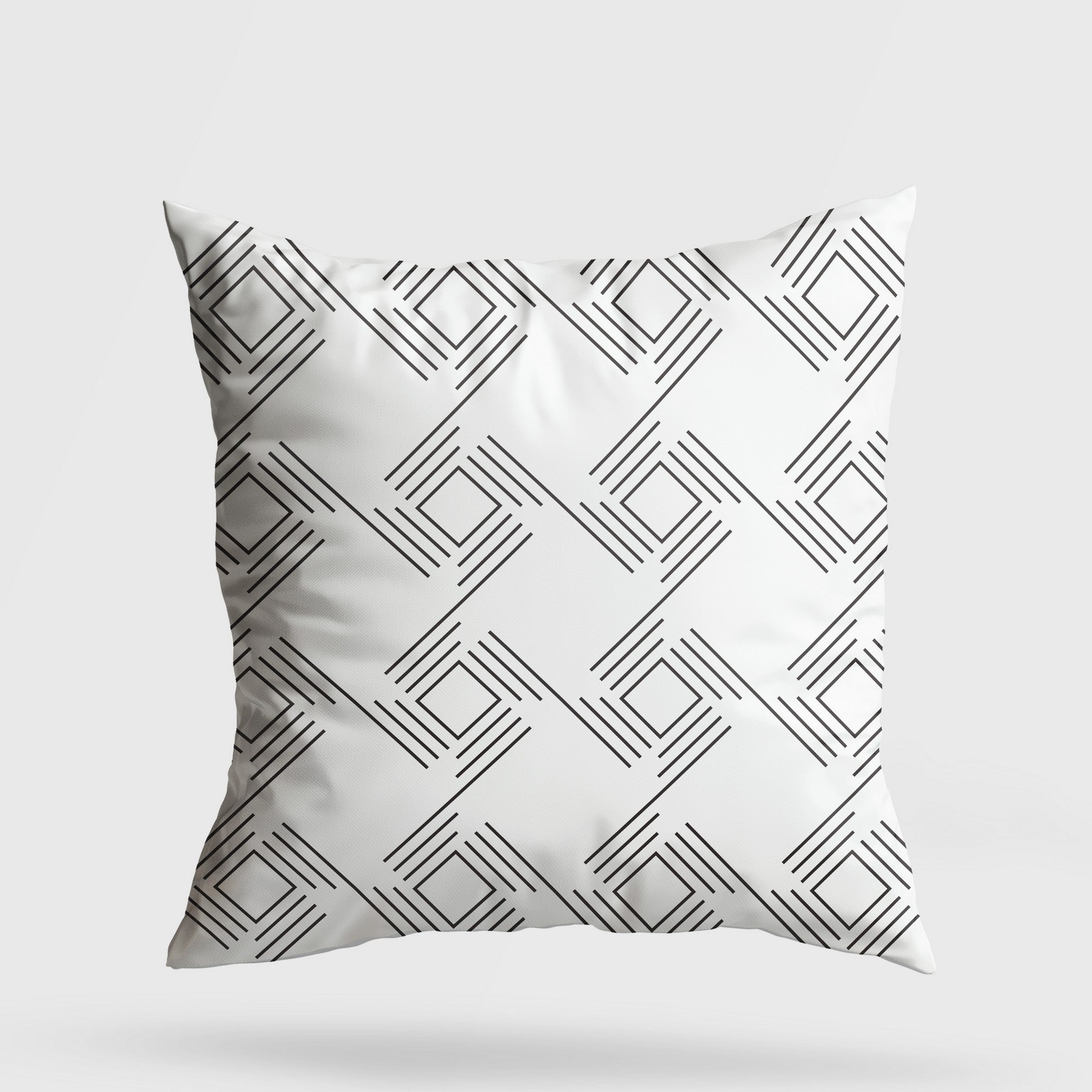 Almofada – 43 x 43 cm – Multicolorido – Algodão e Poliéster