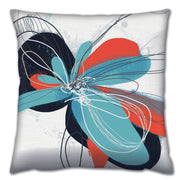 Almofada – 43 x 43 cm – Multicolorido – Algodão e Poliéster