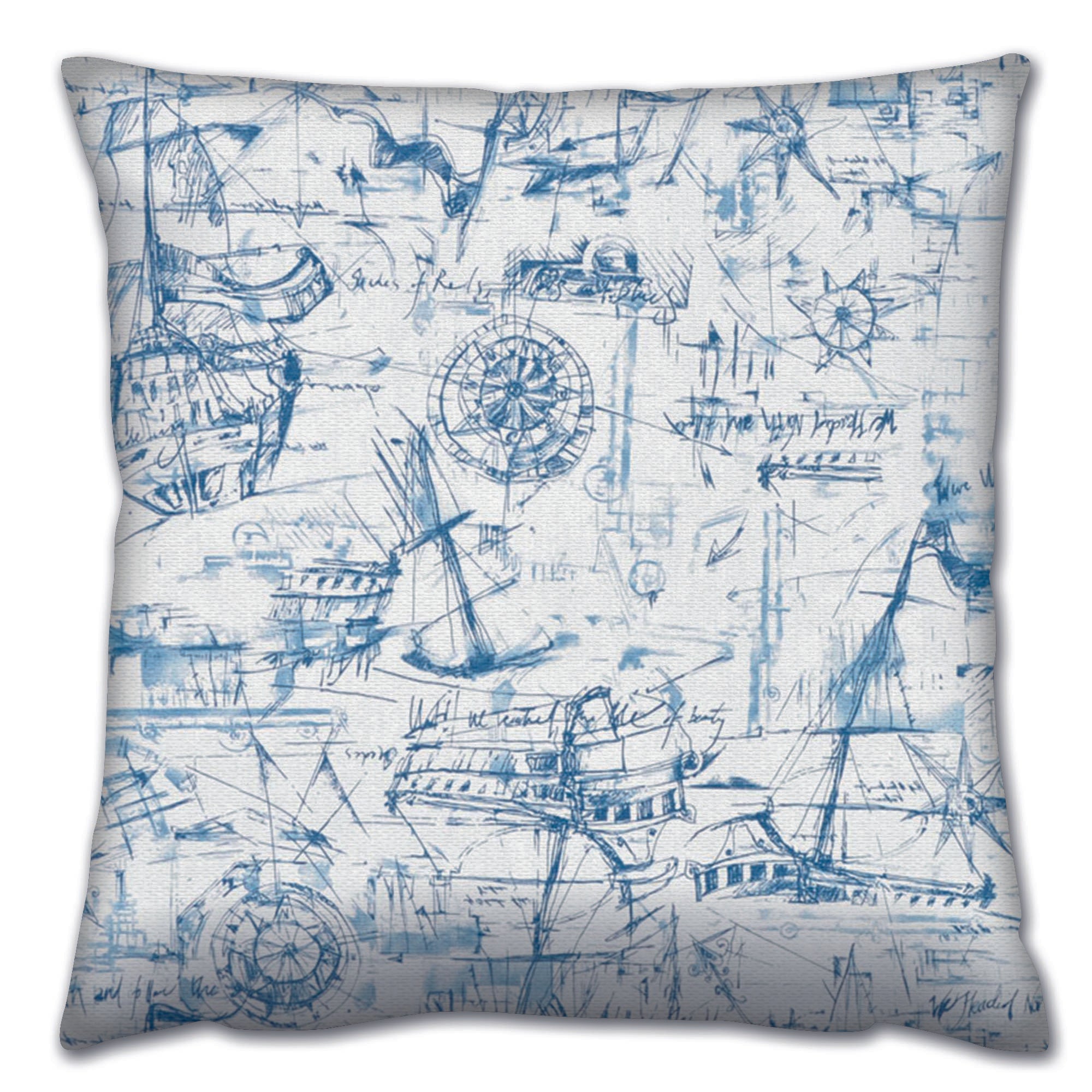 Almofada – 43 x 43 cm – Multicolorido – Algodão e Poliester