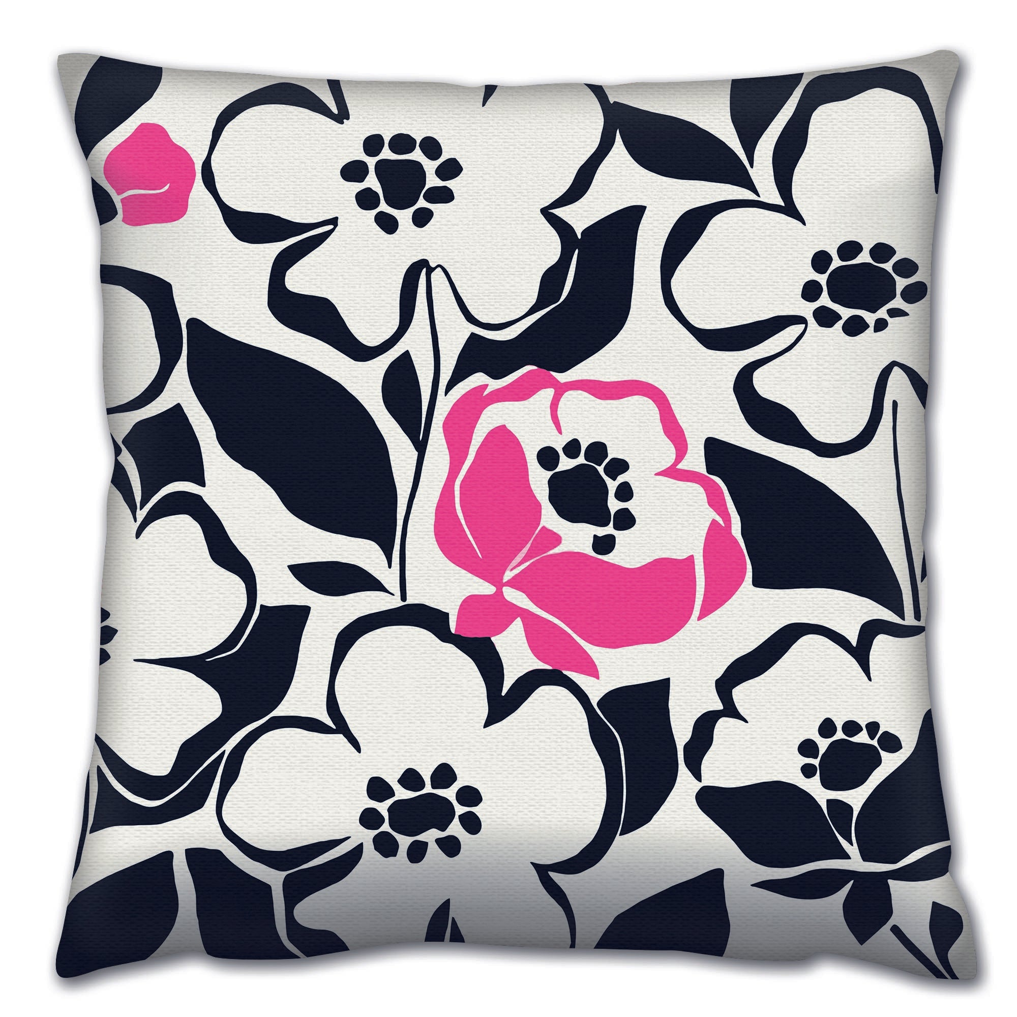 Almofada – 43 x 43 cm – Multicolorido – Algodão e Poliéster