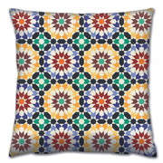 Almofada – 43 x 43 cm – Multicolorido – Algodão e Poliéster