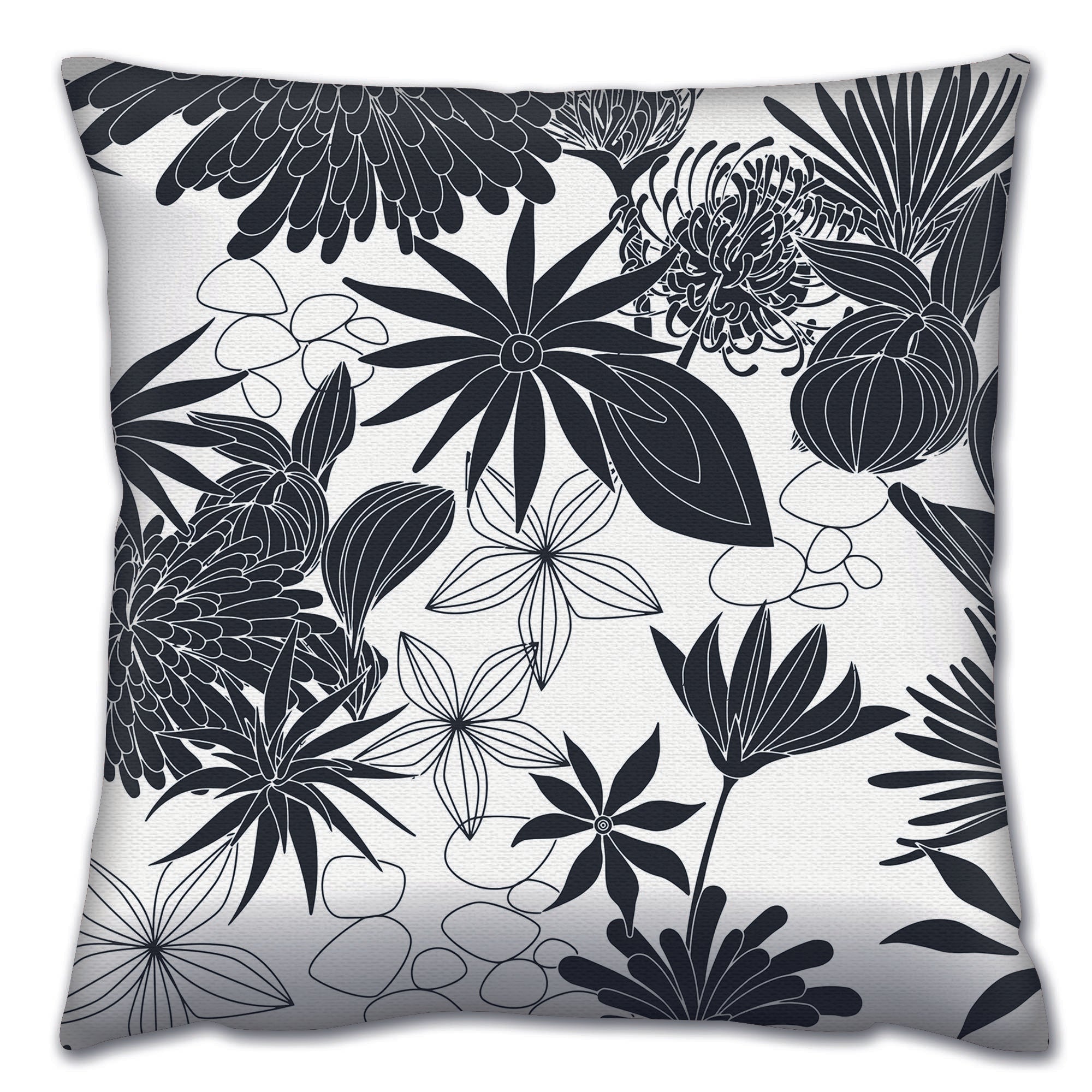 Almofada – 43 x 43 cm – Multicolorido – Algodão e Poliéster