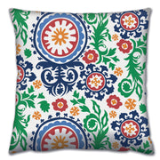 Almofada – 43 x 43 cm – Multicolorido – Algodão e Poliéster