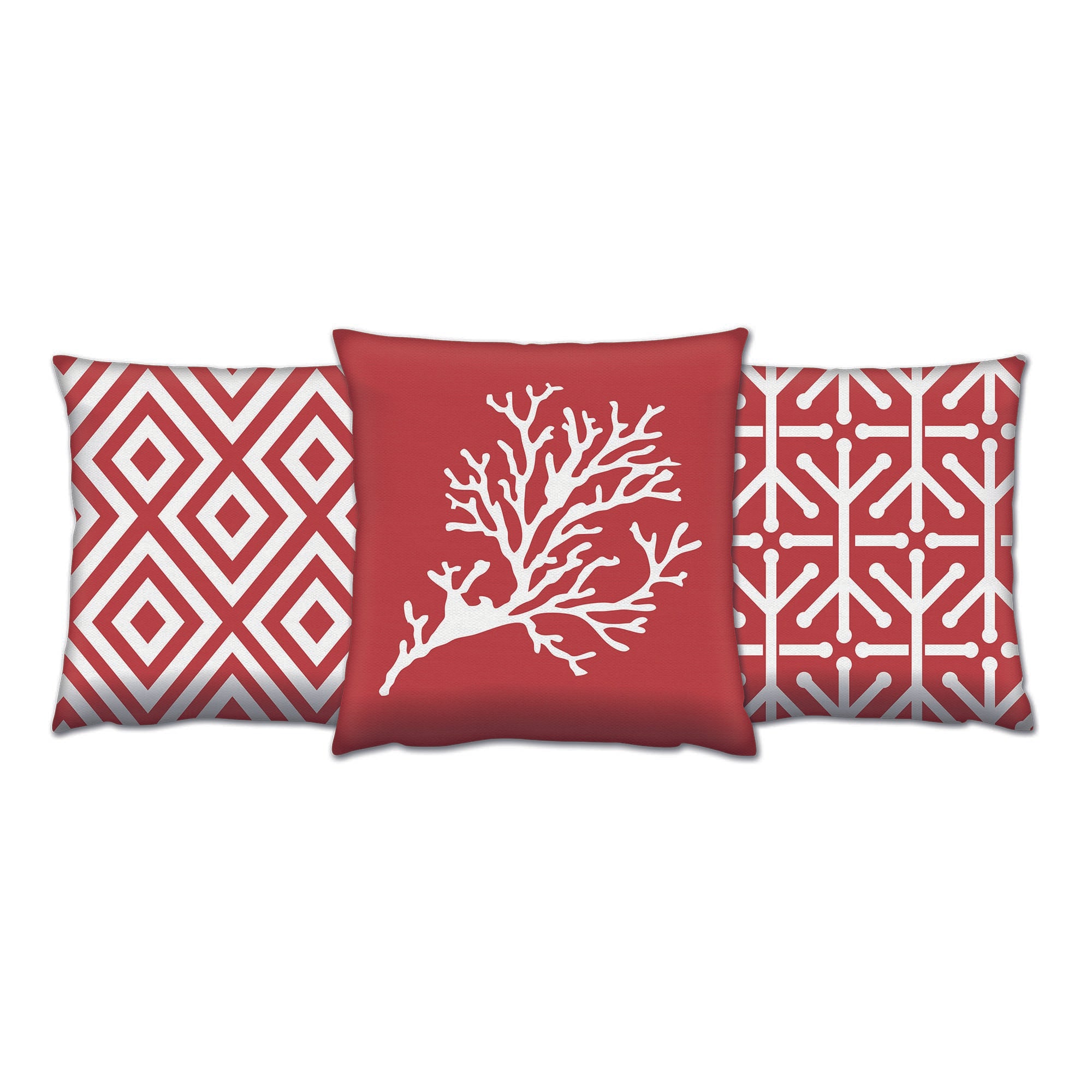 Conjunto de almofadas – 43 x 43 cm – Multicolorido – Algodão/Poliéster