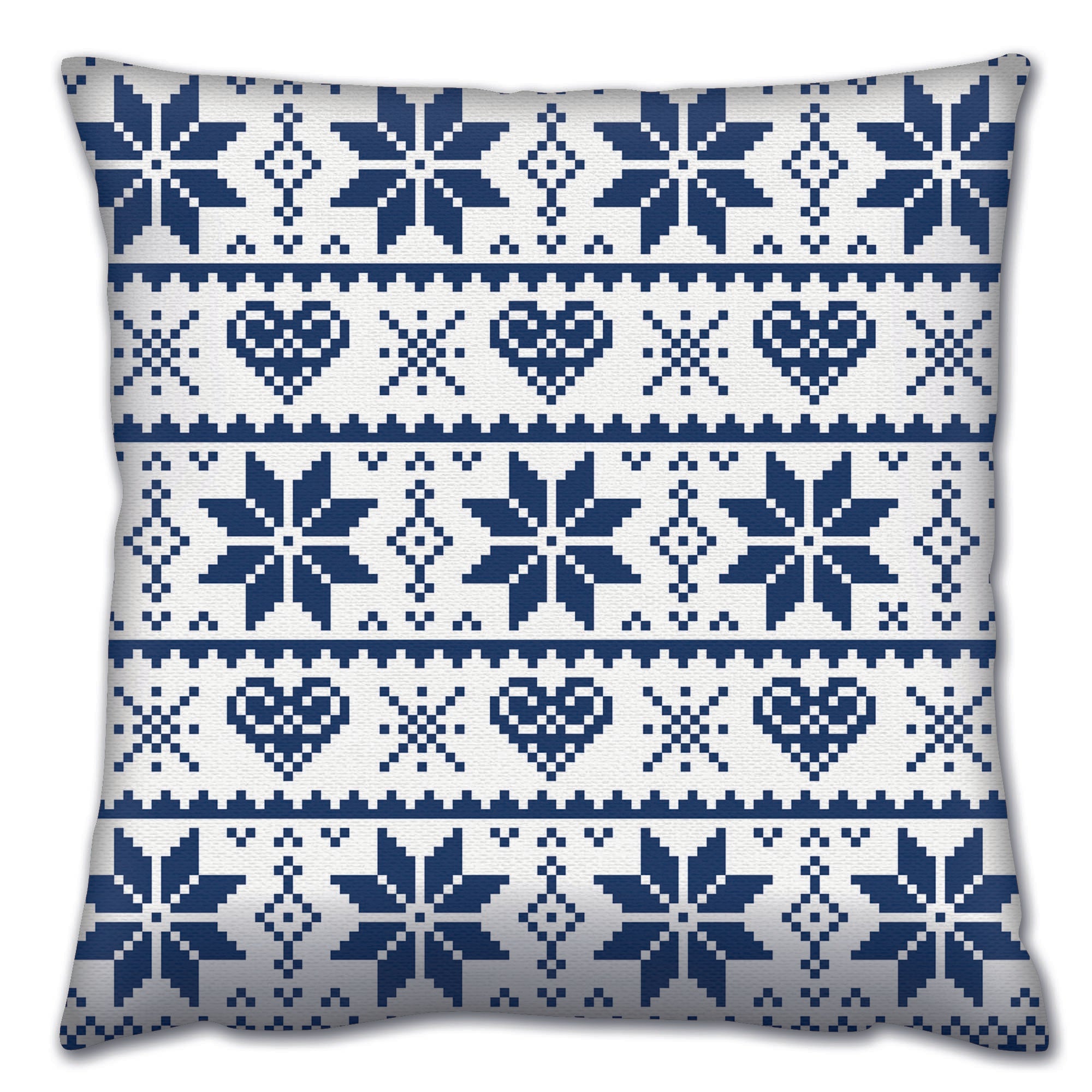 Almofada – 43 x 43 cm – Multicolorido – Algodão e Poliéster