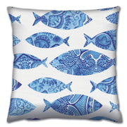 Almofada – 43 x 43 cm – Multicolorido – Algodão e Poliéstér