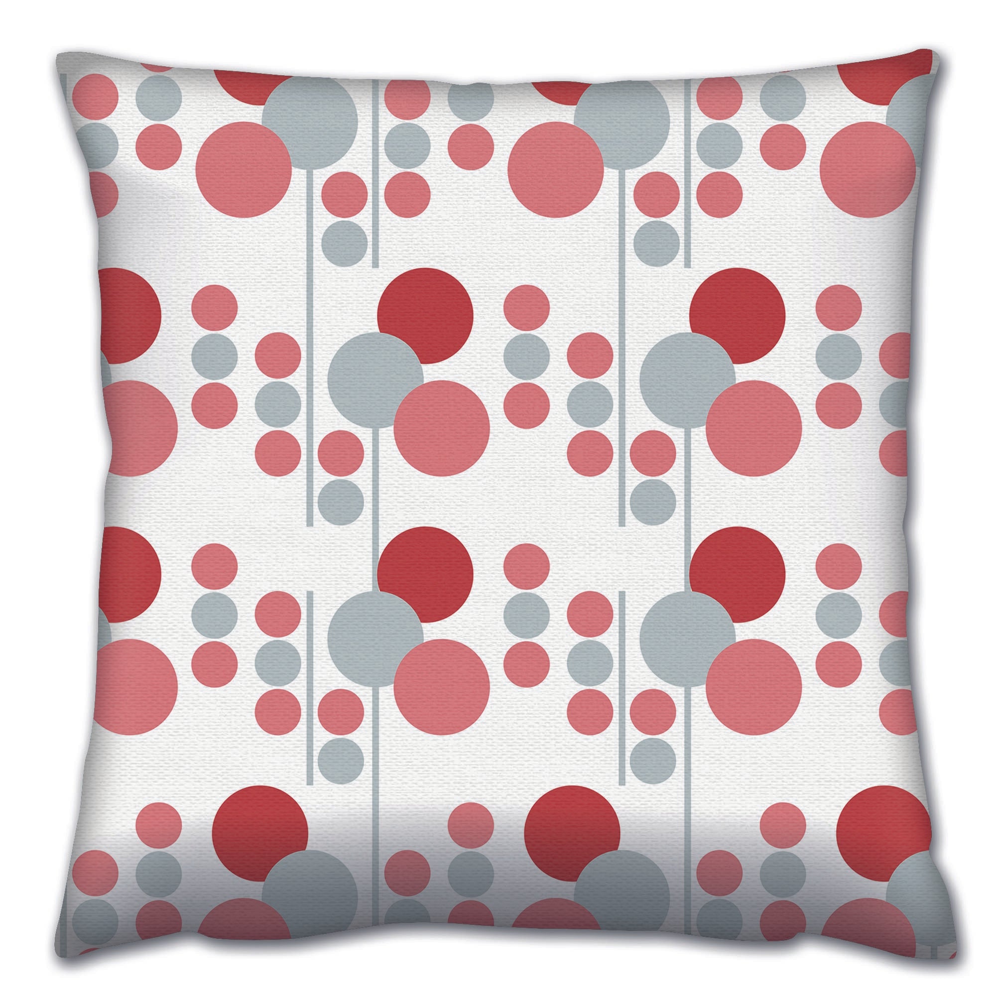 Almofada – 43 x 43 cm – Multicolorido – 50% Algodão/50% Poliéster