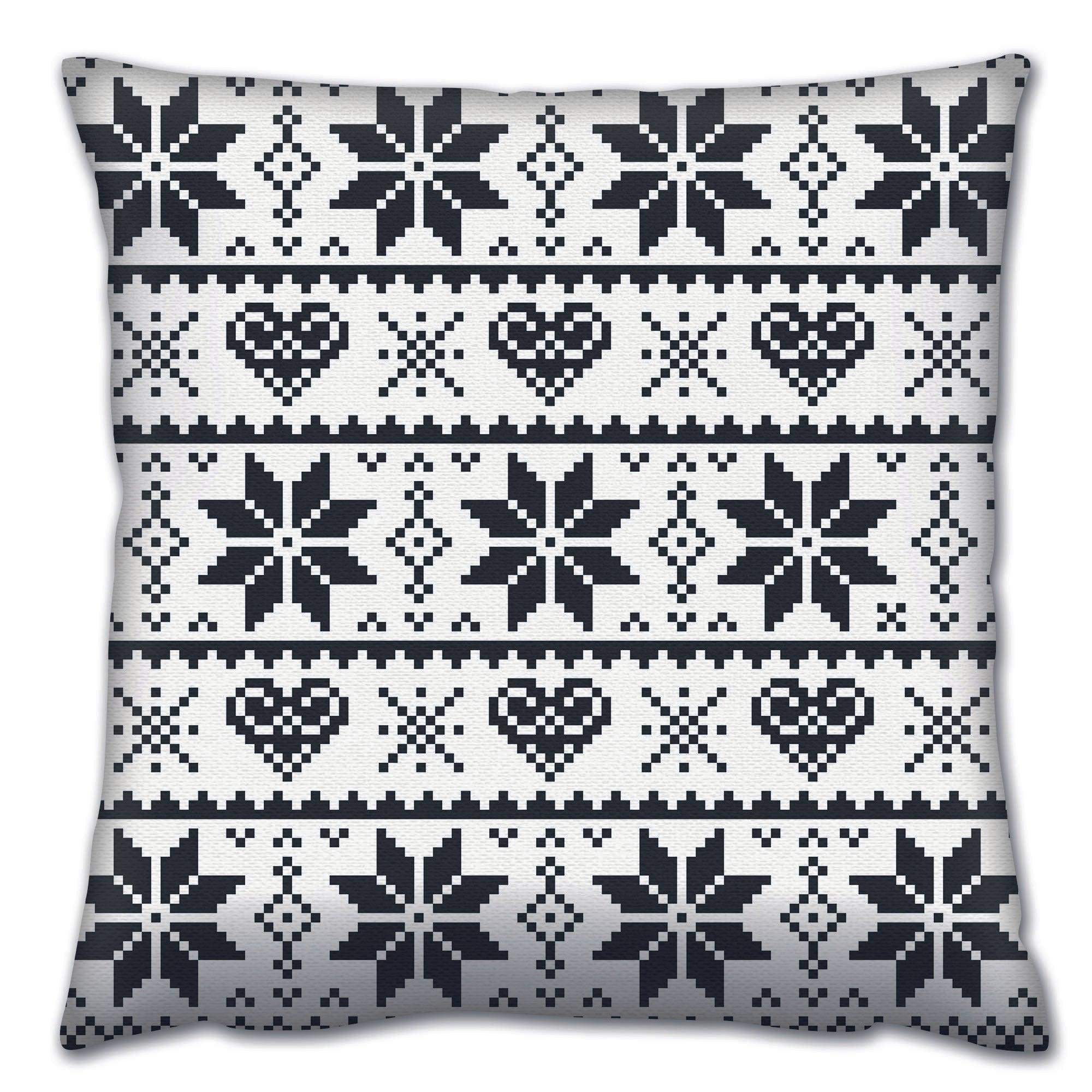 Almofada – 43 x 43 cm – Multicolorido – Algodão e Poliéster