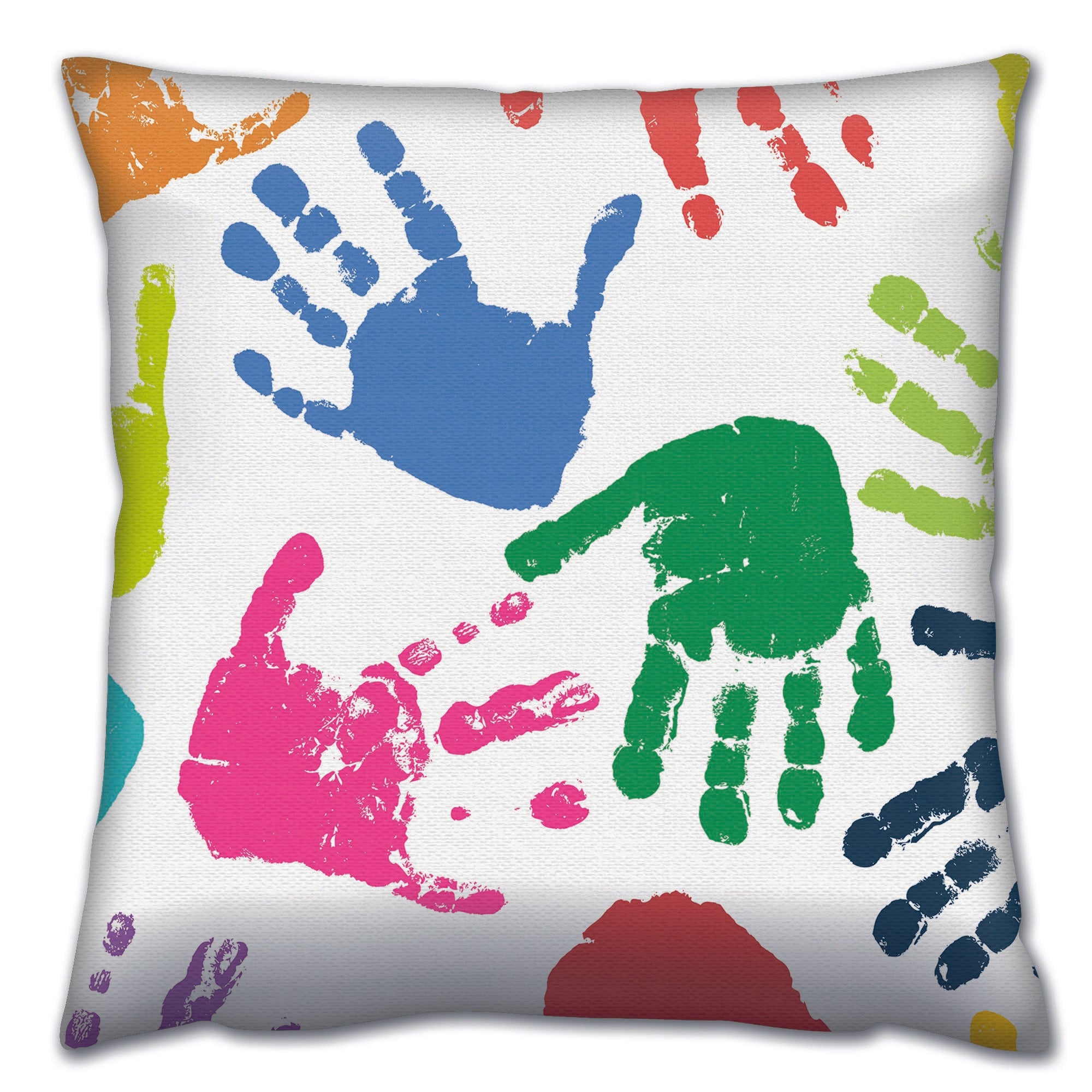 Almofada – 43 x 43 cm – Multicolorido – Algodão e Poliéster