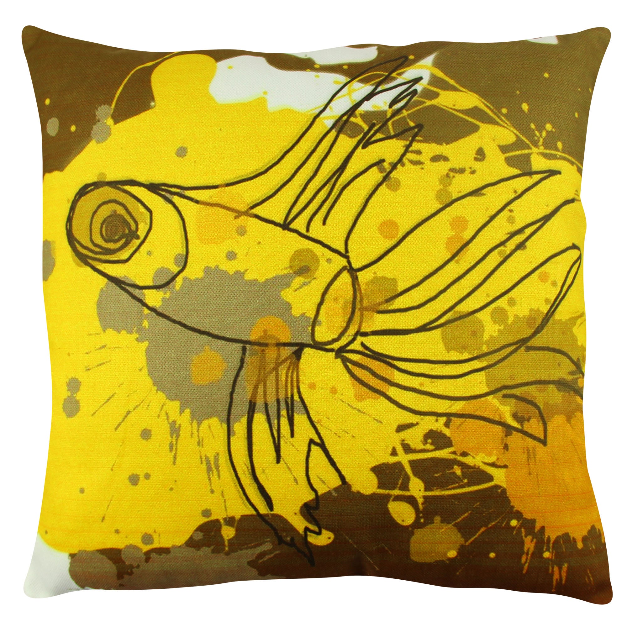 Almofada – 43 x 43 cm – Multicolorido – Algodão e Poliéster