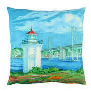 Almofada – 43 x 43 cm – Multicolorido – Algodão e Poliéster